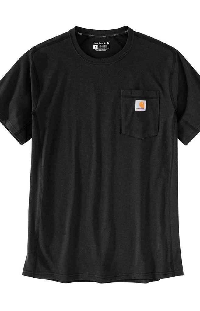 (104616) Force Relaxed Fit MW S/S Pocket T-Shirt - Black商品第2张图片规格展示