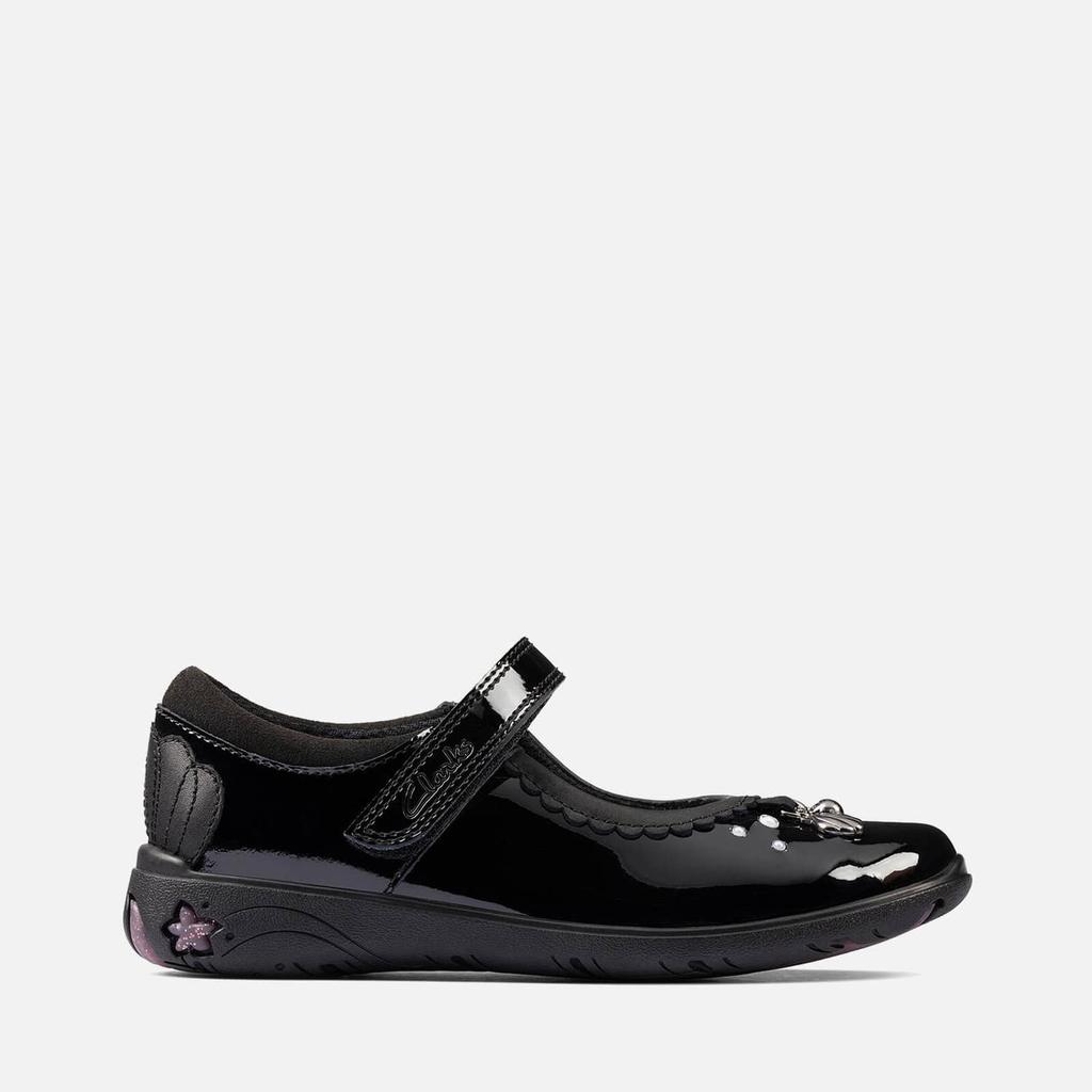 Clarks Kids' Sea Shimmer School Shoes - Black Patent商品第1张图片规格展示