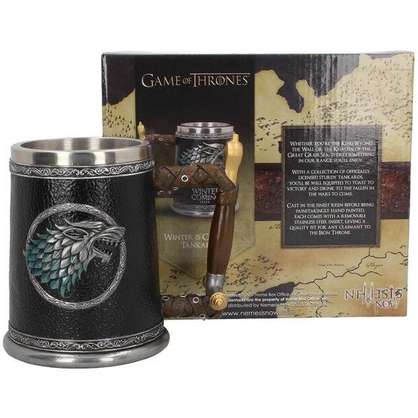 商品Nemesis Now|Game of Thrones Winter is Coming Tankard,价格¥253,第1张图片