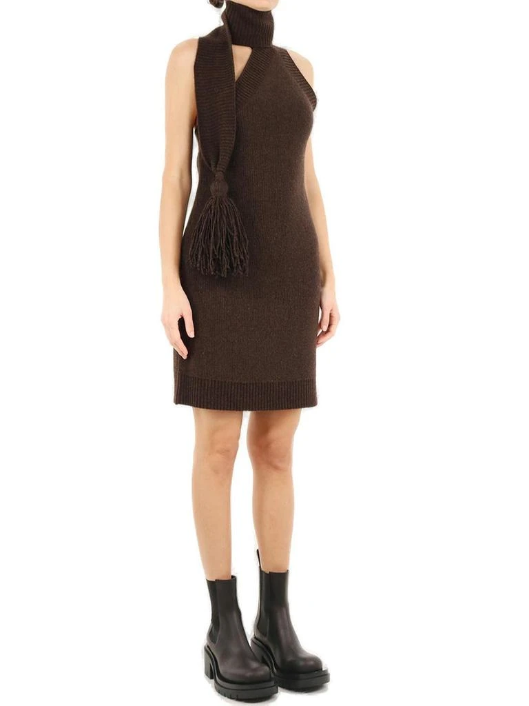 商品Bottega Veneta|Bottega Veneta Wraparound Neck Dress,价格¥3339,第4张图片详细描述