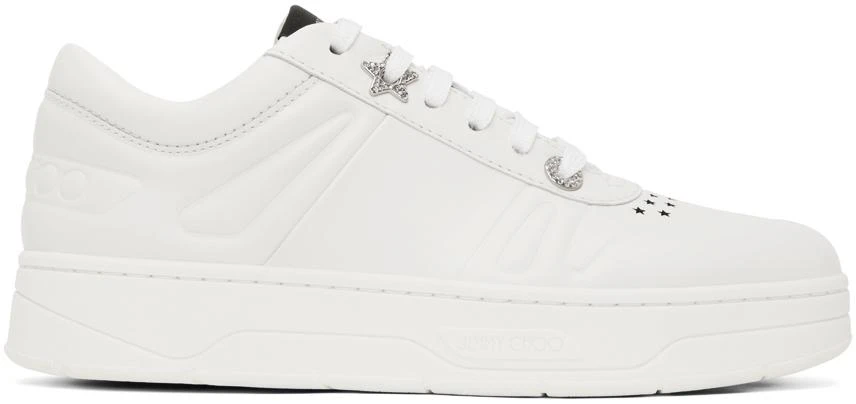 商品Jimmy Choo|White Hawaii/F Sneakers,价格¥2793,第1张图片