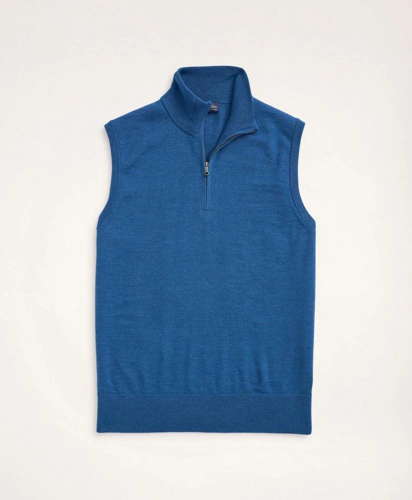商品Brooks Brothers|Merino Half-Zip Sweater Vest,价格¥409,第1张图片