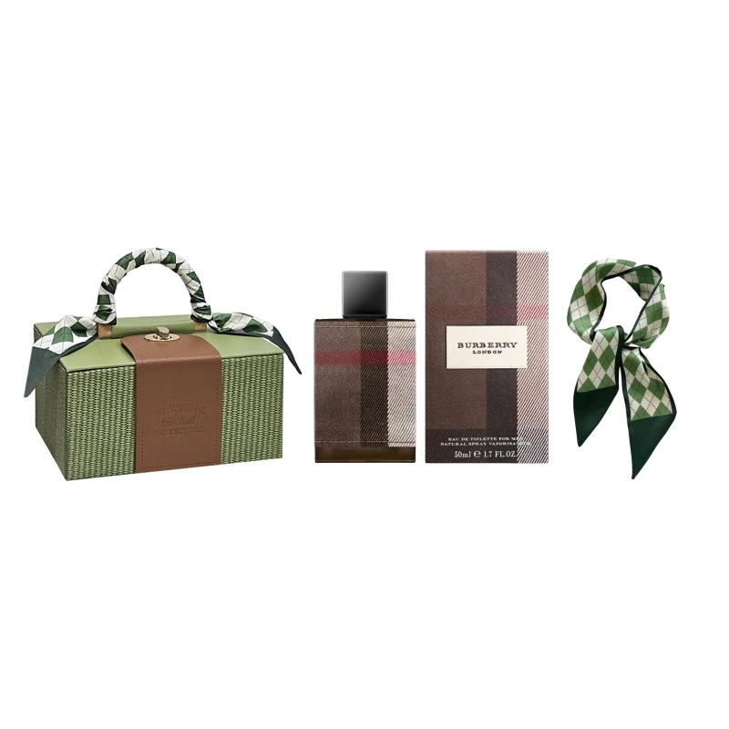 商品[国内直发] Burberry|博柏利 伦敦复古丝带礼盒男士香水套装 30ml/50ml/100ml,价格¥387,第3张图片详细描述