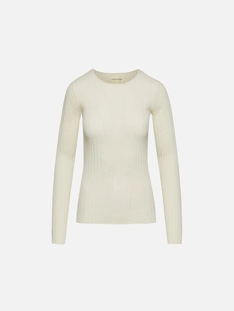 商品Totême|Irregular Rib Knit Top,价格¥611,第1张图片
