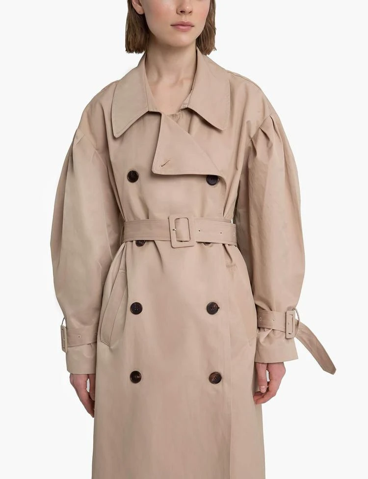 商品Pixie Market|Tan Oversize Belted Trench Coat,价格¥2099,第5张图片详细描述