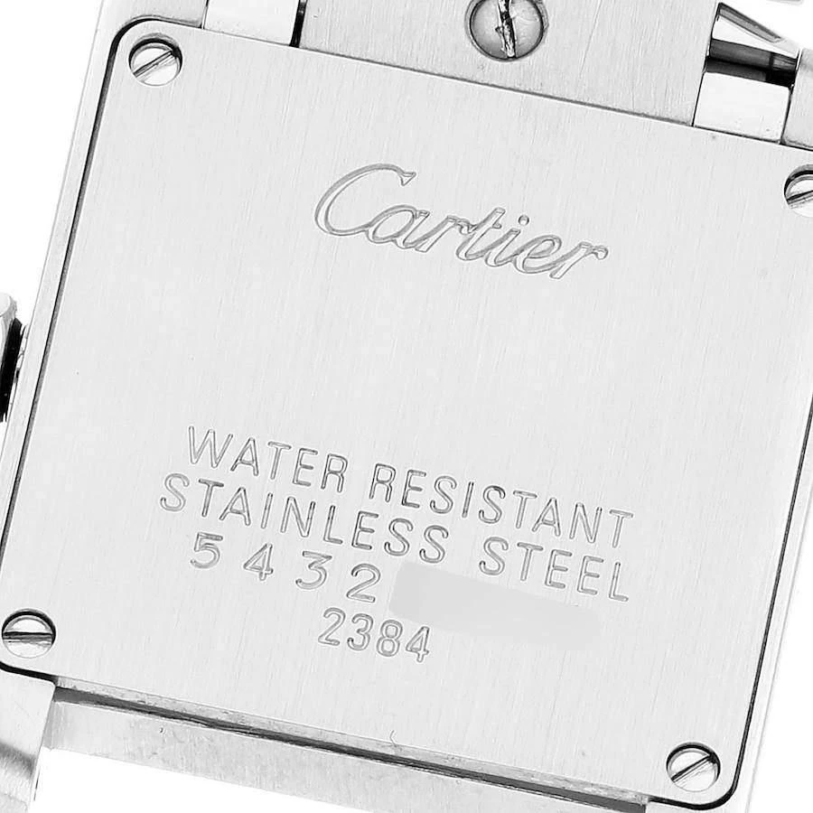 Cartier Pink Stainless Steel Tank Francaise W51031Q3 Women's Wristwatch 25 mm 商品