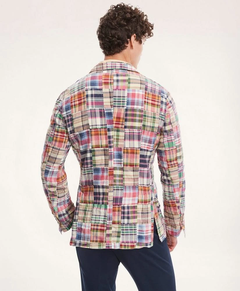 商品Brooks Brothers|Regent Regular-Fit Cotton Patchwork Madras Sport Coat,价格¥2079,第4张图片详细描述