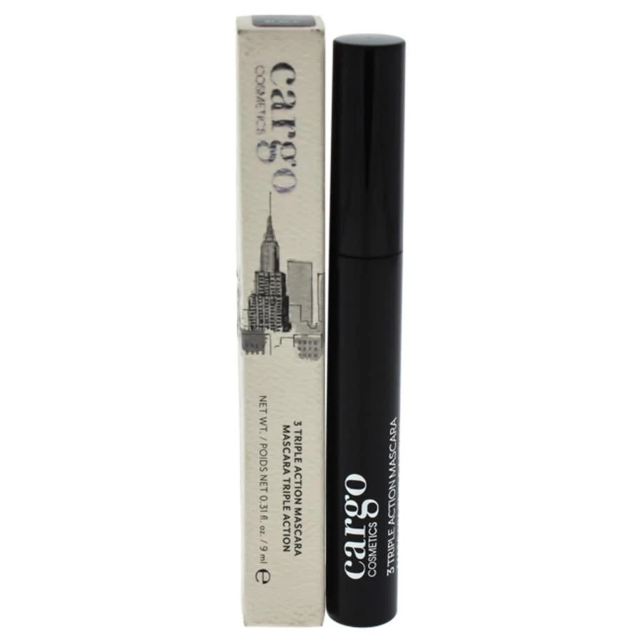 商品Cargo|3 Triple Action Mascara - Black by Cargo for Women - 0.31 oz Mascara,价格¥187,第1张图片
