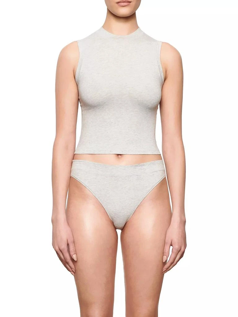 商品SKIMS|Cotton Jersey Cheeky Tanga,价格¥151,第2张图片详细描述