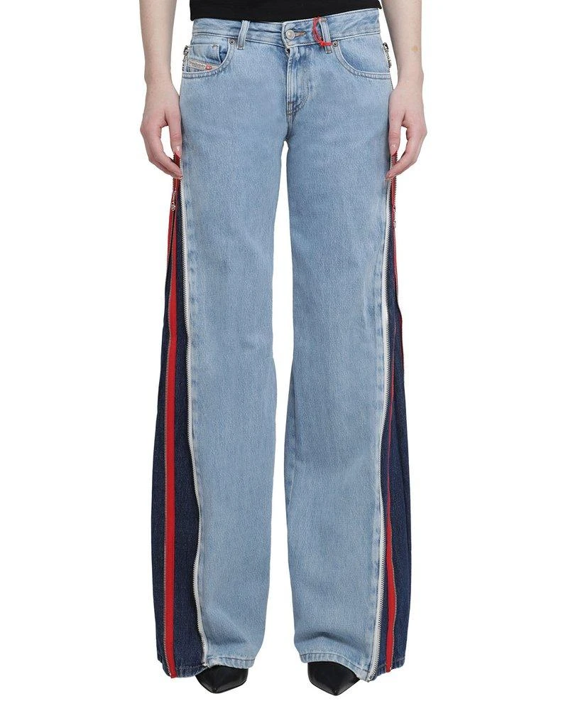 商品Diesel|Diesel 2002 Side-Zipped Straight Leg Jeans,价格¥2056,第1张图片