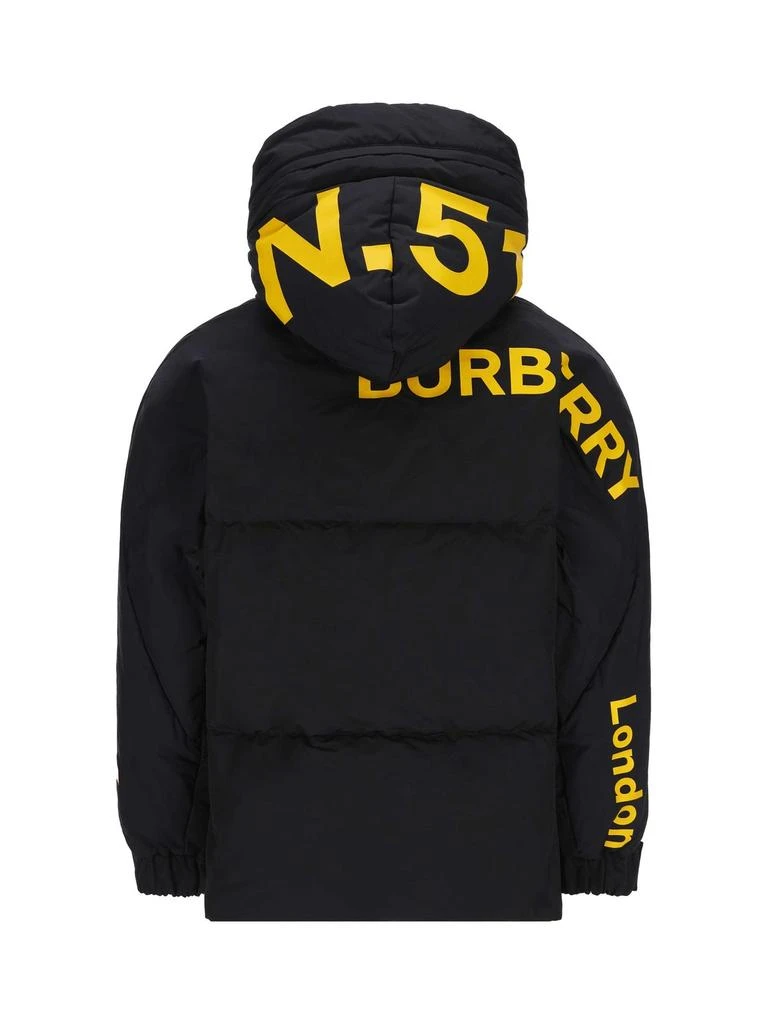 商品Burberry|Burberry Logo Printed Hooded Puffer Jacket,价格¥15619,第2张图片详细描述