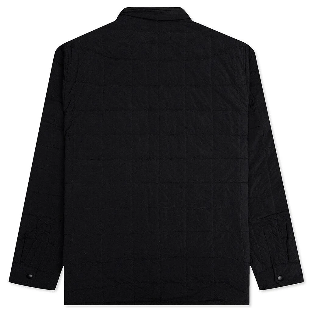 商品STUSSY|Stussy Quilted Fatigue Shirt - Black,价格¥1217,第2张图片详细描述