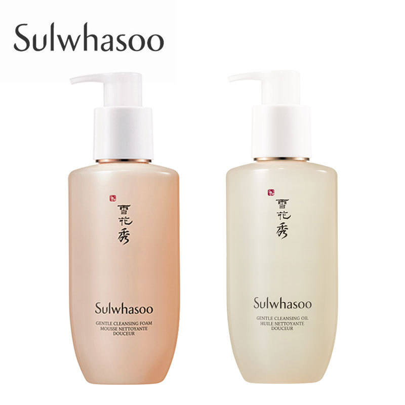 商品Sulwhasoo|雪花秀顺行柔和洁面泡沫+雪花秀顺行柔和卸妆精油,价格¥626,第1张图片