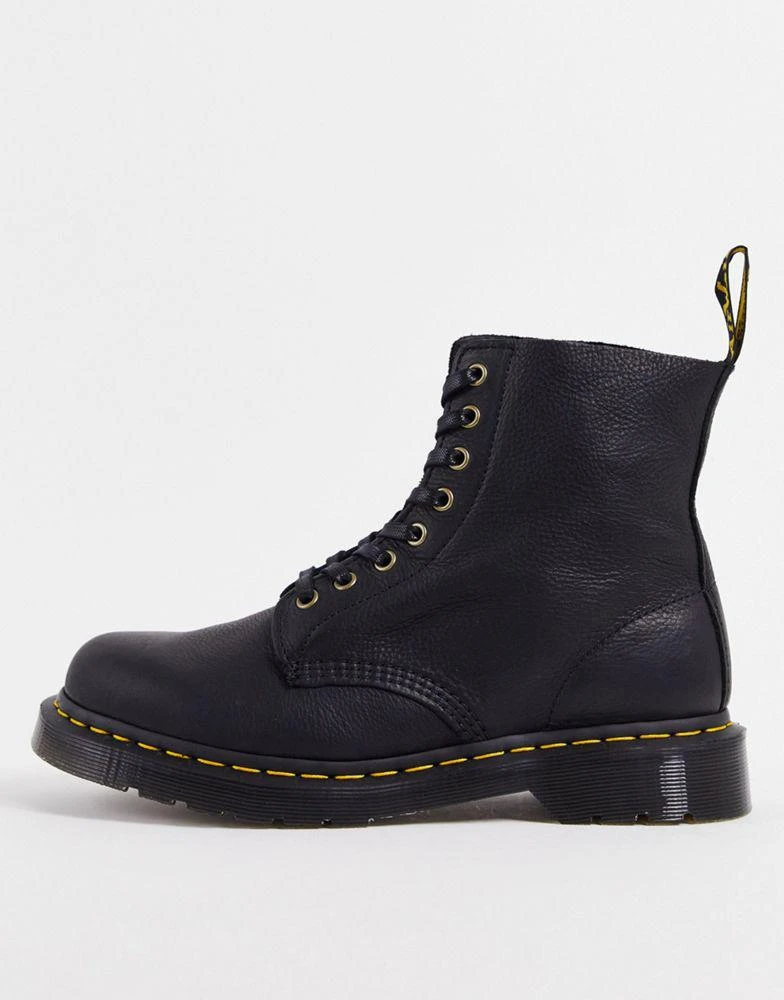 商品Dr. Martens|Dr Martens 1460 pascal 8 eye boots in black ambassador,价格¥1358,第1张图片