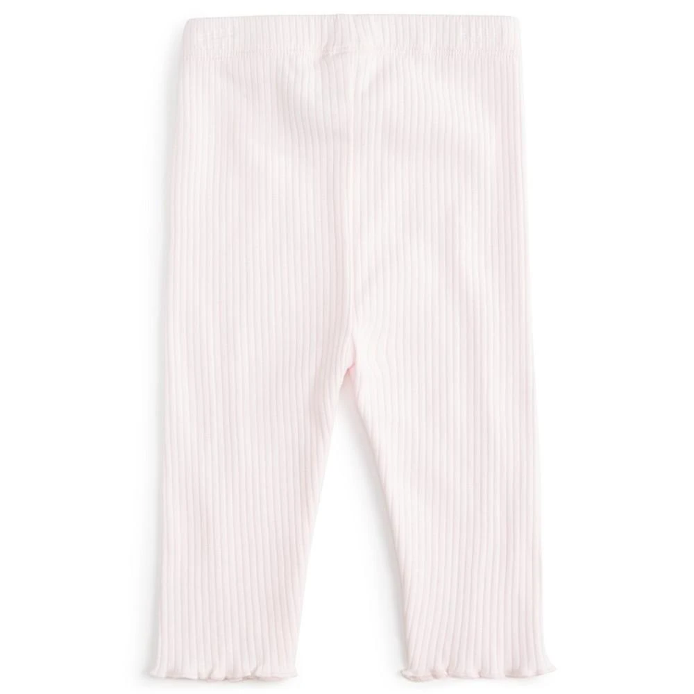 商品First Impressions|Baby Girls Wide Ribbed Leggings, Created for Macy's,价格¥27,第2张图片详细描述