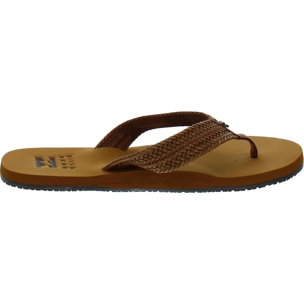 商品Billabong|Billabong Womens Faux Leather Toe-Post Flip-Flops,价格¥174,第2张图片详细描述