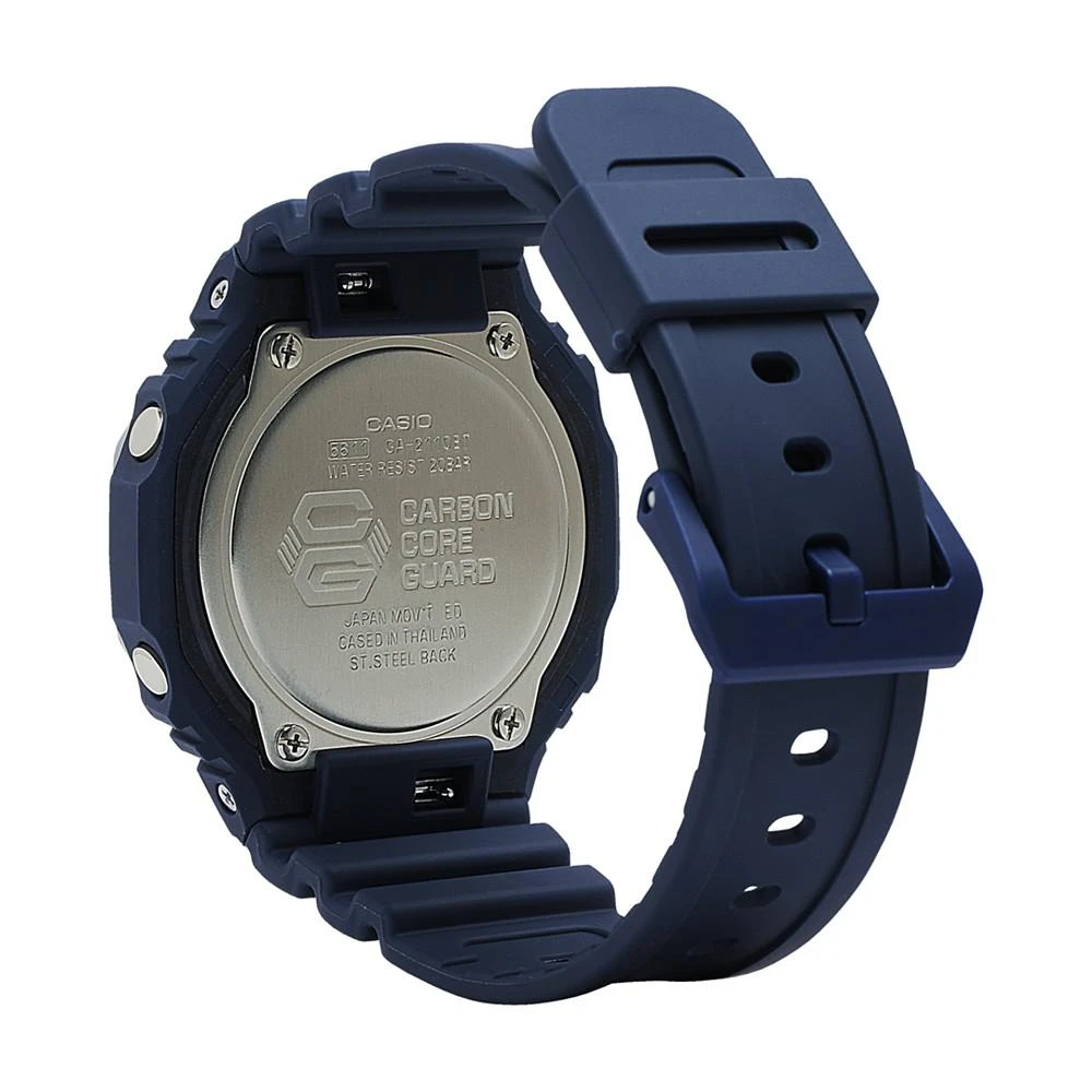 商品G-Shock|Men's Analog-Digital Navy Resin Strap Watch 45.4mm GA2110ET-2A,价格¥500,第3张图片详细描述