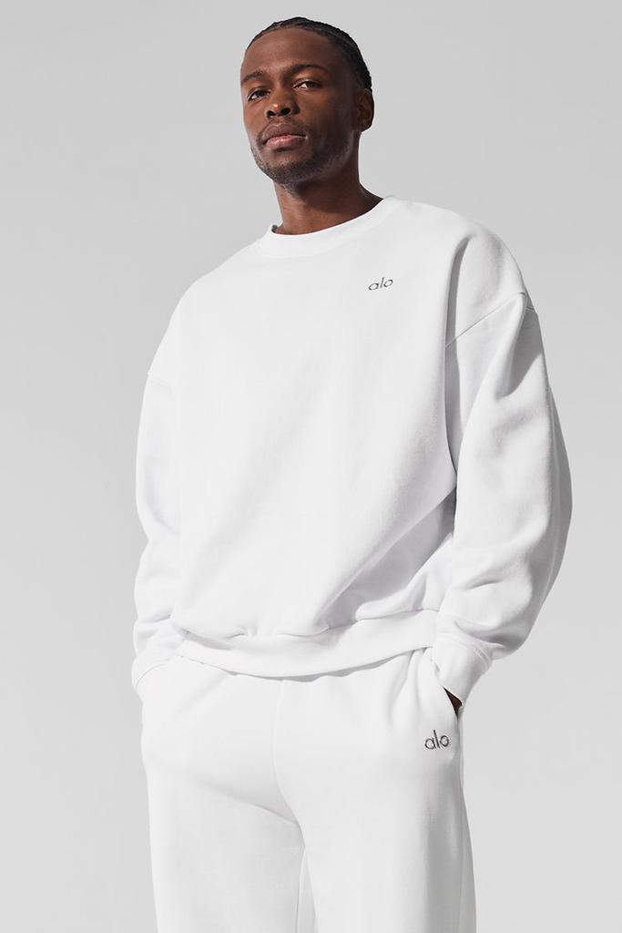 Alo Accolade Crew Neck Pullover - Bone - Hoodies - Free Shipping