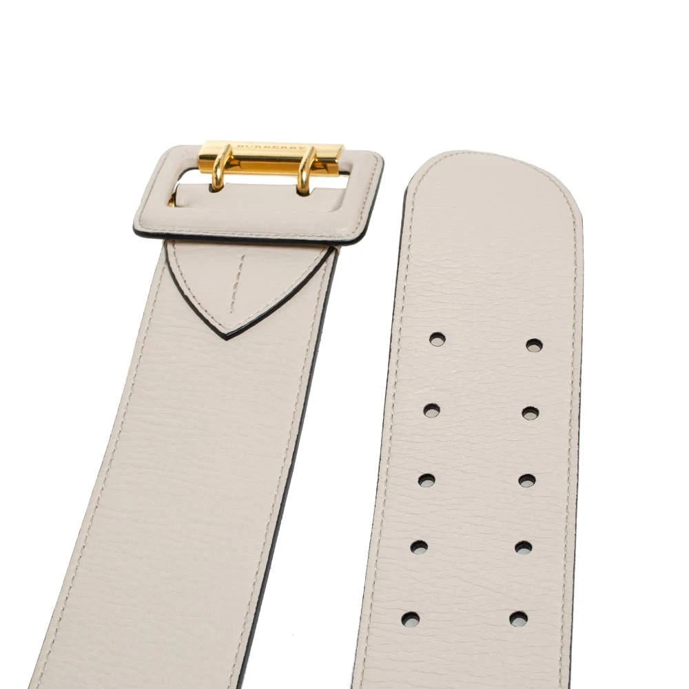 商品[二手商品] Burberry|Burberry Light Beige Leather Cecile Waist Belt 90CM,价格¥1261,第4张图片详细描述