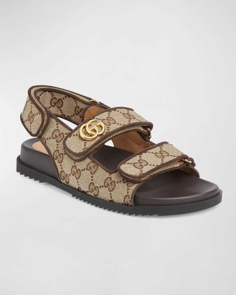 商品Gucci|Moritz Monogram Easy Slingback Sandals,价格¥7636,第2张图片详细描述