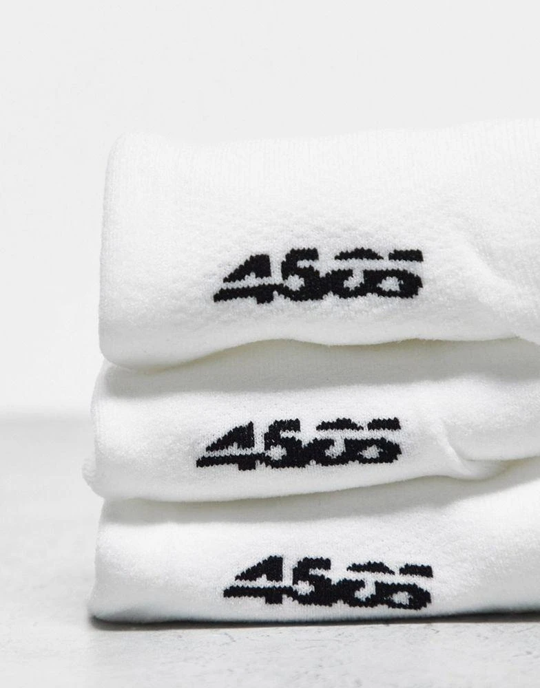 商品ASOS|ASOS 4505 3 pack liner socks in white,价格¥87,第2张图片详细描述