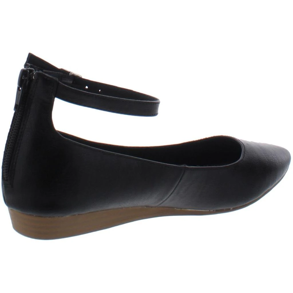 商品American Rag|American Rag Womens Jolie Faux Leather Ankle Strap Flats,价格¥54,第3张图片详细描述