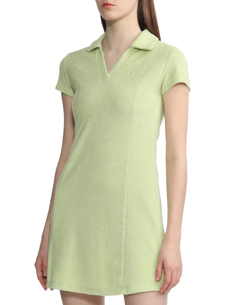 商品VESTA PINK|Fitted velour mini dress,价格¥133,第3张图片详细描述