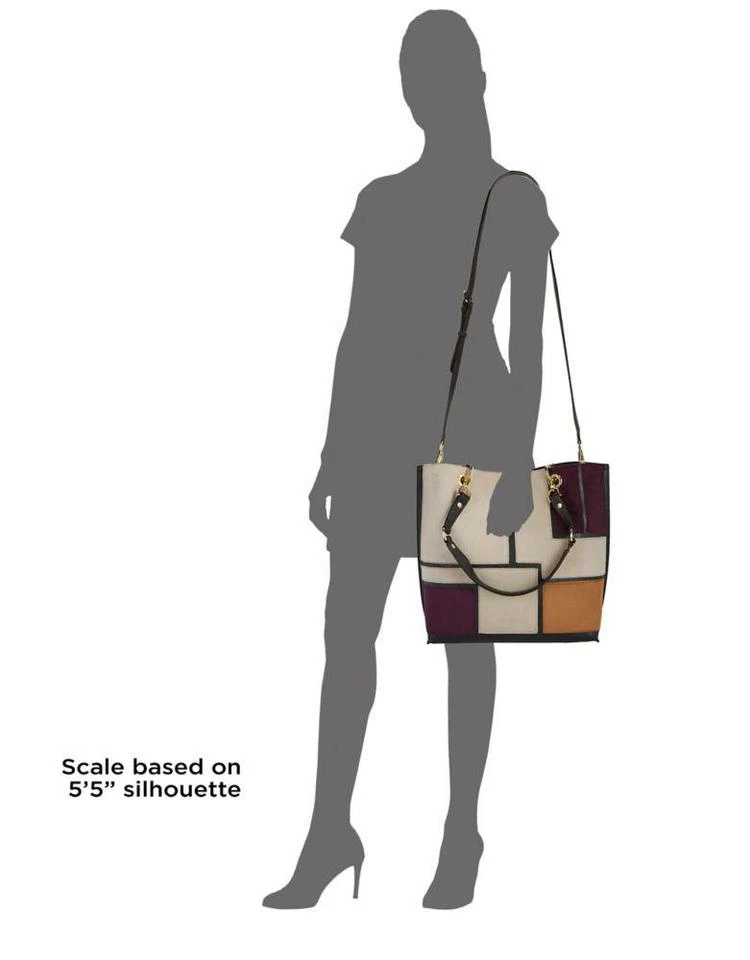 商品Calvin Klein|Pat Suede Tote,价格¥379,第4张图片详细描述