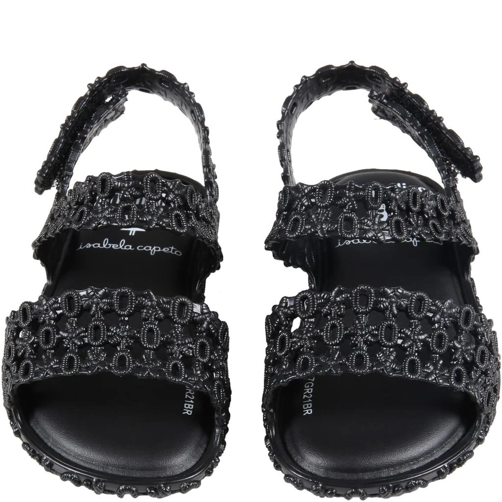 商品Melissa|Black Sandals For Girl,价格¥609,第2张图片详细描述
