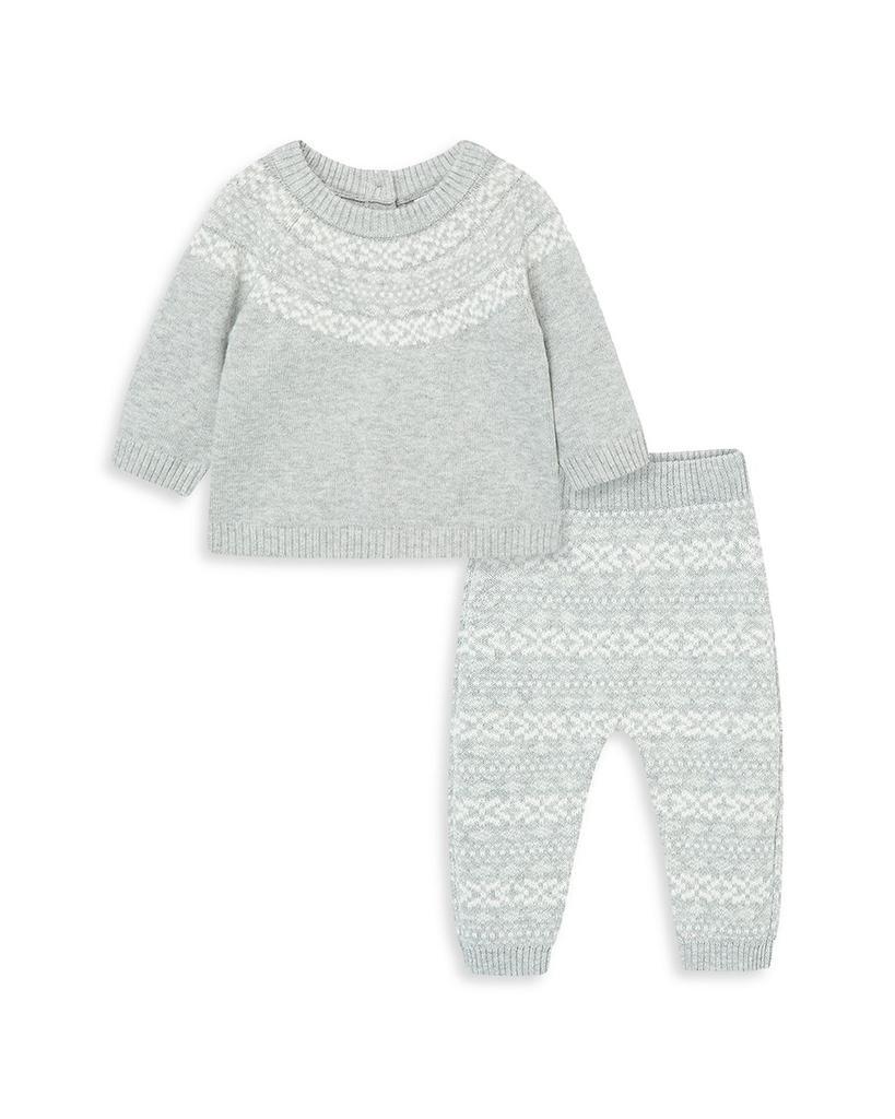 商品Little Me|Unisex Fairisle Sweater and Pants Set - Baby,价格¥399,第1张图片