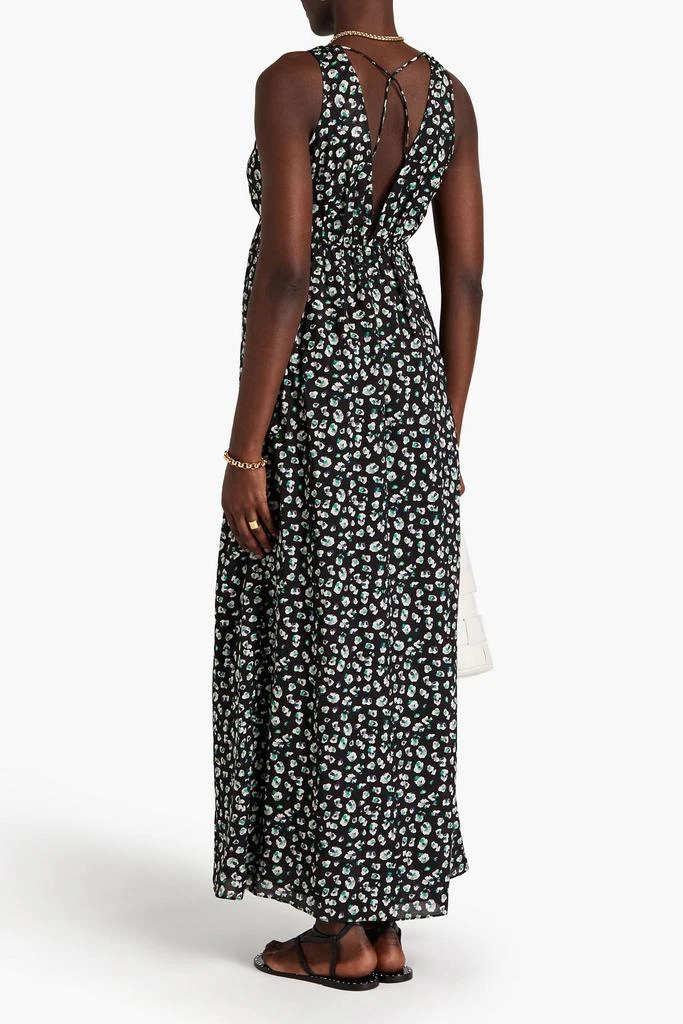 商品ba&sh|Becky printed cotton-blend maxi dress,价格¥541,第3张图片详细描述