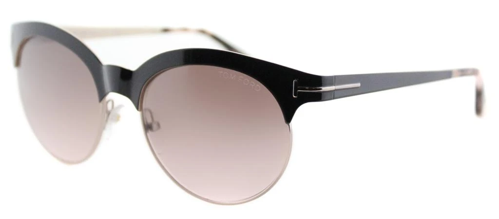 商品Tom Ford|Tom Ford Angela TF 438 01F Unisex Round Sunglasses,价格¥1314,第1张图片