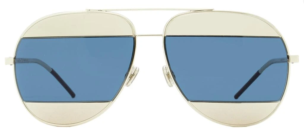 商品Dior|Dior Women's Aviator Sunglasses Split 1 010KU Palladium/Black 59mm,价格¥1109,第2张图片详细描述
