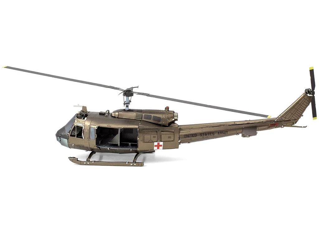 商品Metal Earth|Model Kit Bell UH-1 Iroquois Helicopter "Huey" United States Army (Moderate Difficulty) Steel Model,价格¥210,第2张图片详细描述