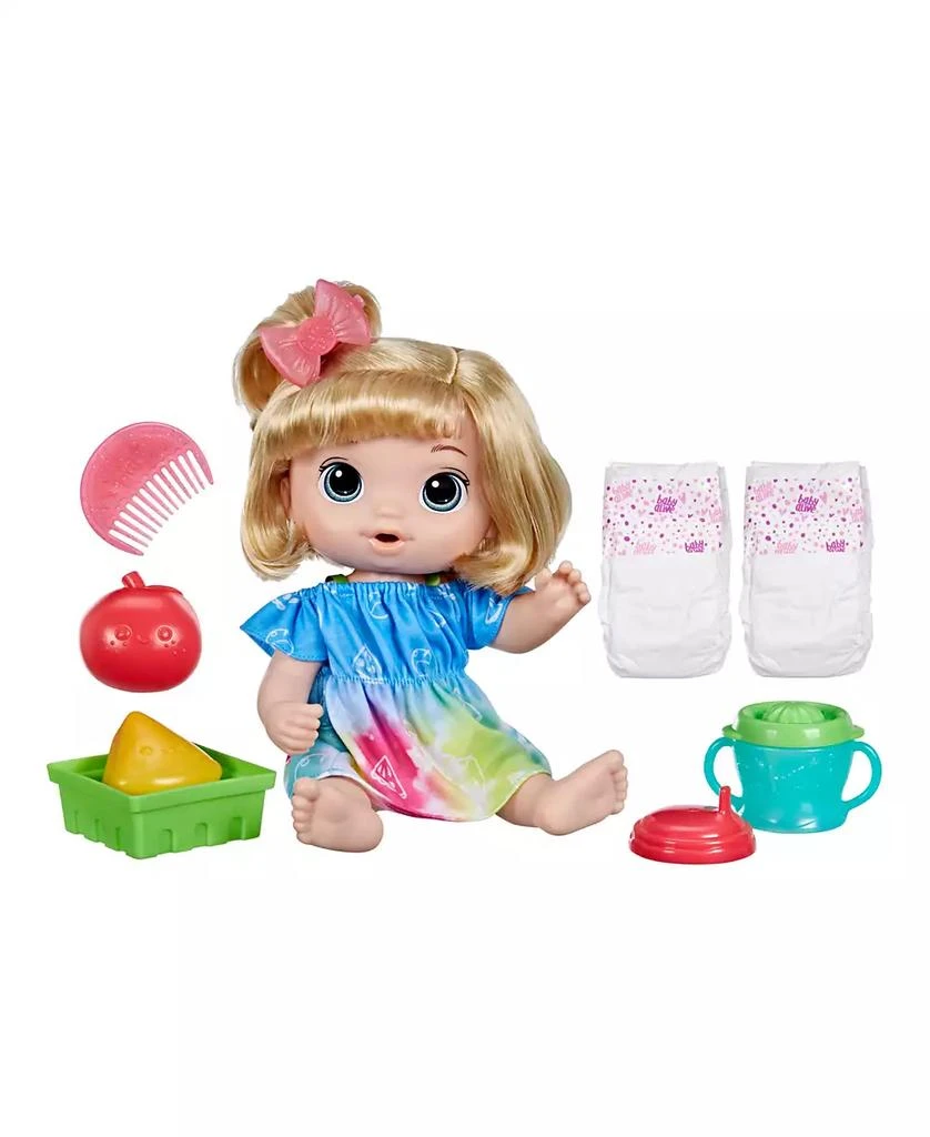 商品Baby Alive|Fruity Sips Doll, Apple, Blonde Hair,价格¥172,第1张图片