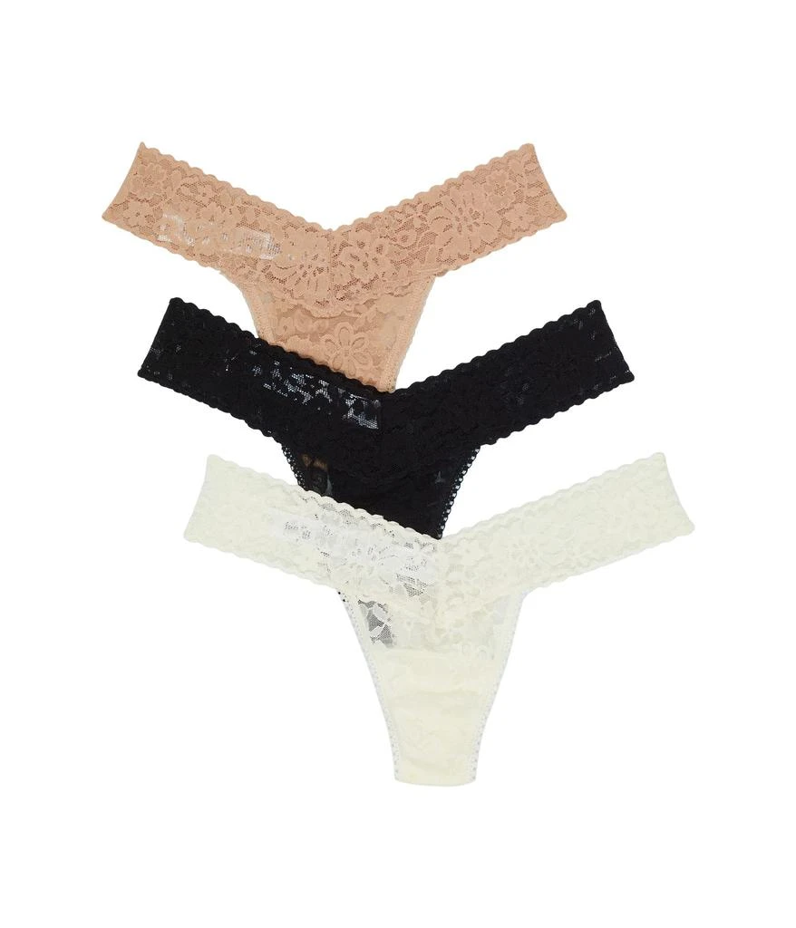 商品Hanky Panky|3-Pack Primer Petite Thong,价格¥492,第1张图片