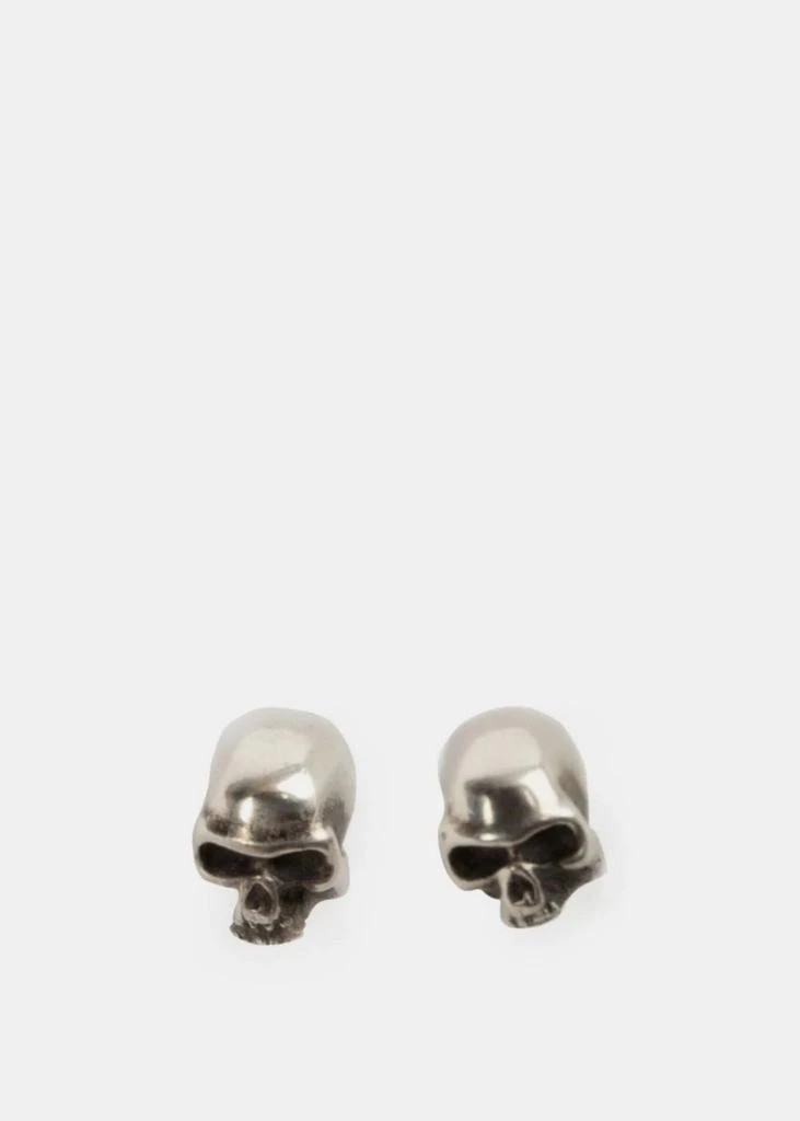 商品WERKSTATT MUNCHEN|WERKSTATT MUNCHEN Silver Studs Skull Earrings,价格¥1224,第1张图片