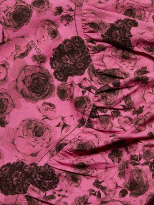 商品Ganni|Floral Print Cotton Poplin Top,价格¥251,第7张图片详细描述