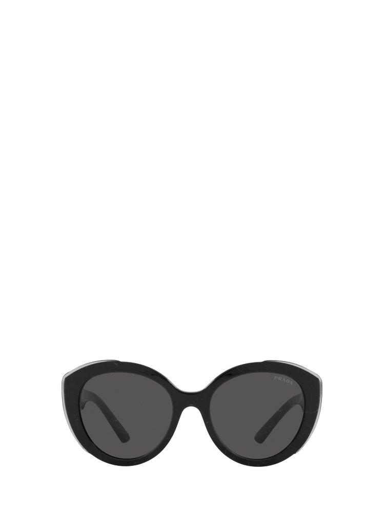 Prada Eyewear Round Frame Sunglasses商品第1张图片规格展示
