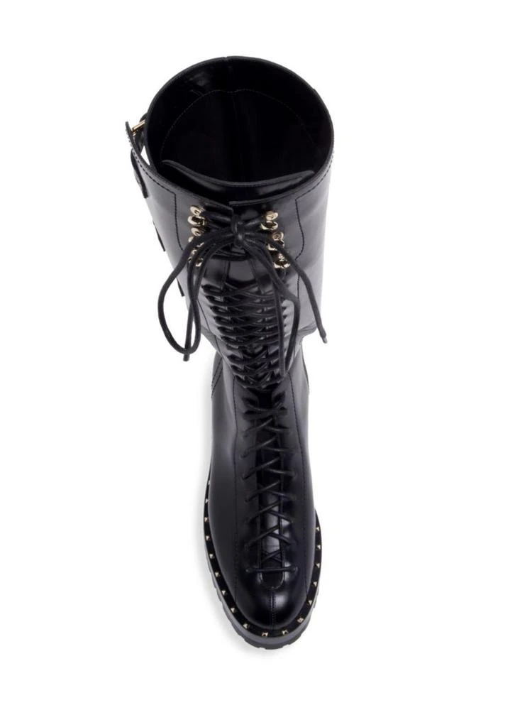 商品Valentino|Soul Rockstud Leather Boots,价格¥7423,第4张图片详细描述