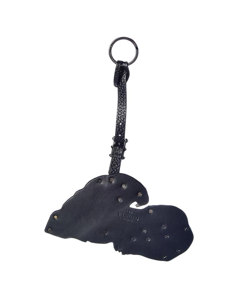 商品Valentino|Valentino Panther Leather Bag Charm,价格¥992,第2张图片详细描述
