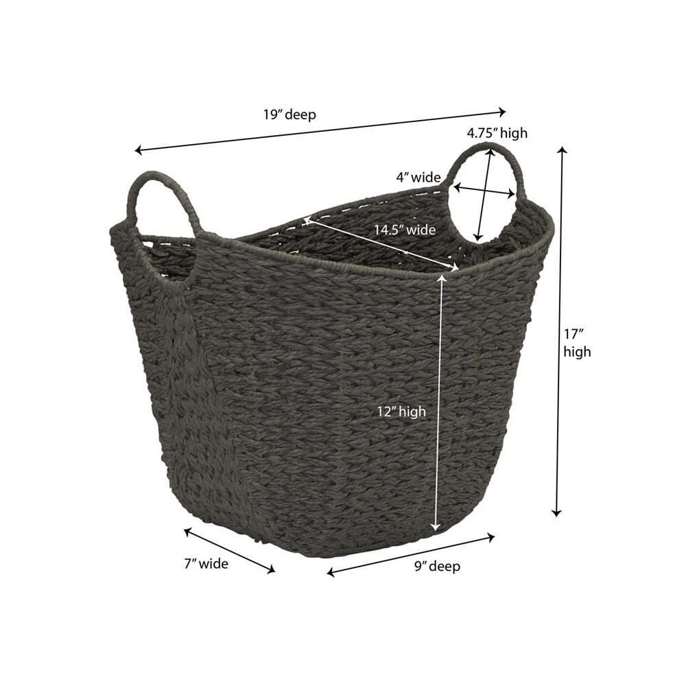 商品Household Essentials|Paper Rope Basket with Handles,价格¥678,第2张图片详细描述