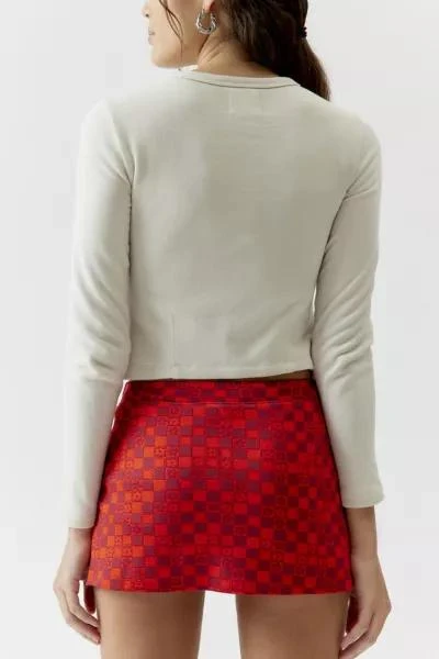 商品Urban Outfitters|UO Grace Knit Micro Mini Skort,价格¥341,第5张图片详细描述