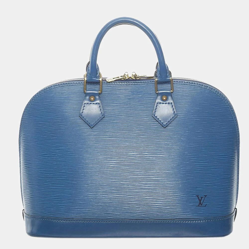商品[二手商品] Louis Vuitton|Louis Vuitton Blue Epi Leather Alma PM Bag,价格¥5912,第1张图片