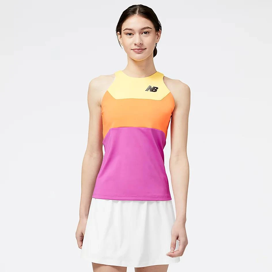 商品New Balance|Tournament Racerfront Tank,价格¥163,第1张图片