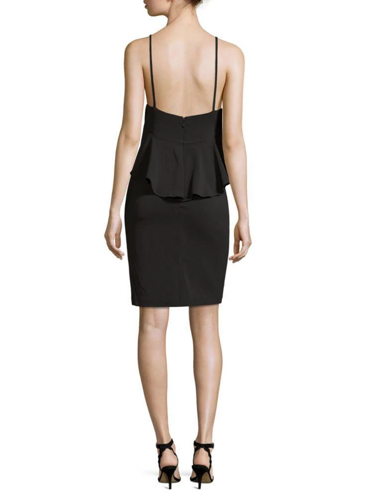 商品Carmen Marc Valvo|Ruffle Cocktail Dress,价格¥554,第2张图片详细描述