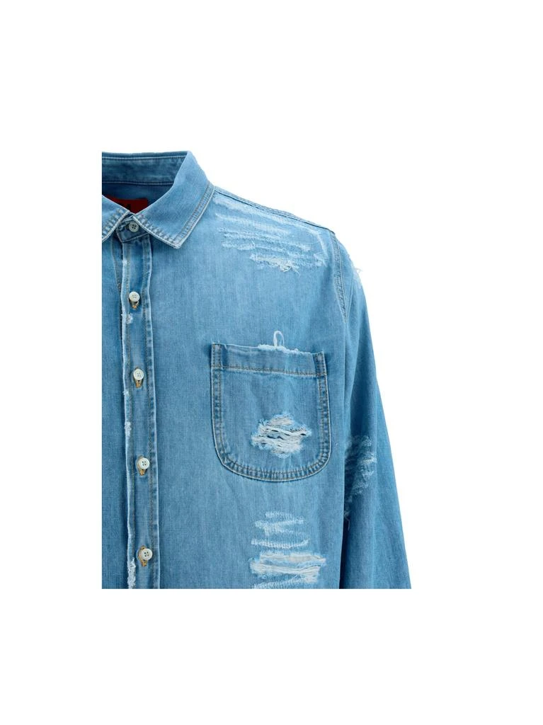 商品FourTwoFour on Fairfax|FourTwoFour on Fairfax Denim Shirt,价格¥4087,第3张图片详细描述