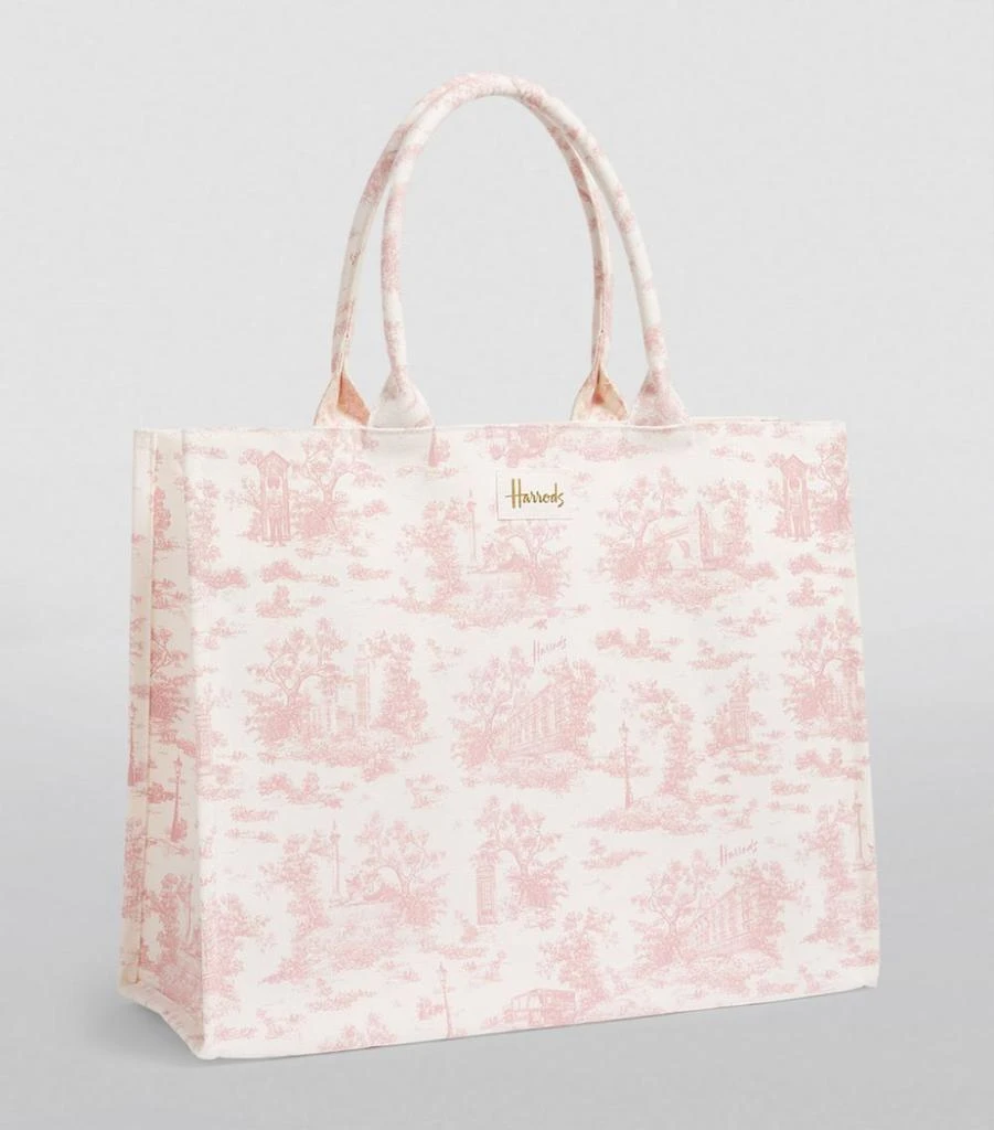 商品Harrods|Toile Grocery Shopper Bag,价格¥382,第3张图片详细描述