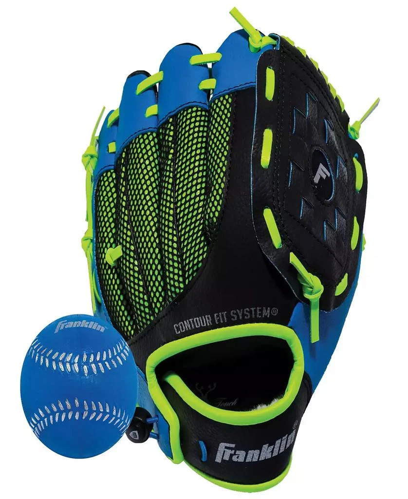 商品Franklin|9.0" Neo-Grip Teeball Glove Left Handed,价格¥158,第1张图片