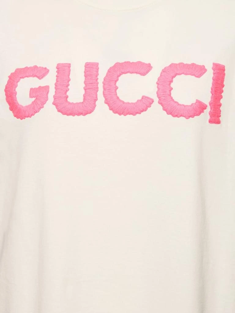 商品Gucci|Oversized Cotton Jersey T-shirt,价格¥6082,第3张图片详细描述